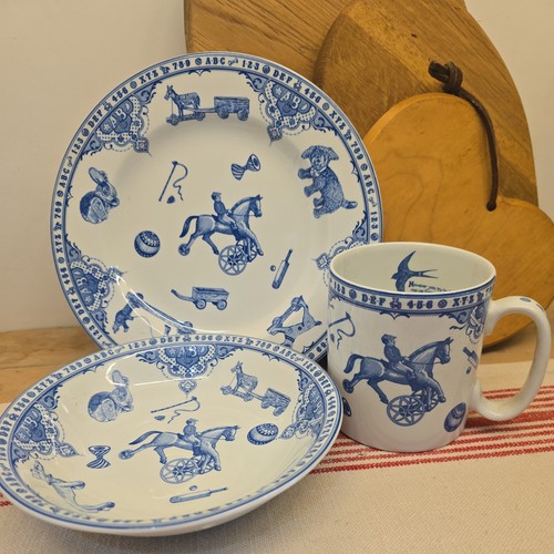 Spode nursery set - set, plate