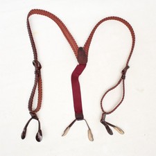 Gents Plaited Leather Braces