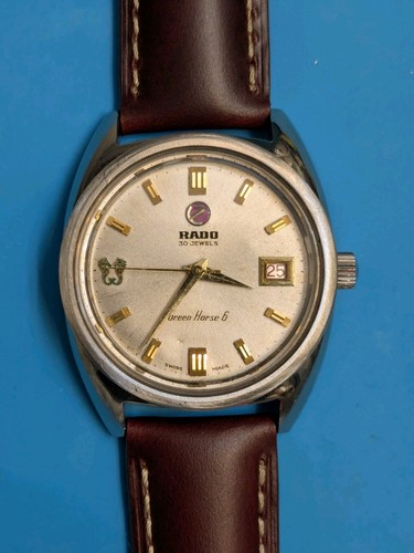 Vintage rado green - rado, horse