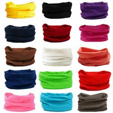 Thin black face mask tube - face, neck
