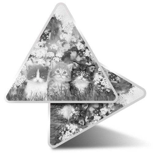 Triangle stickers 10cm - triangle,