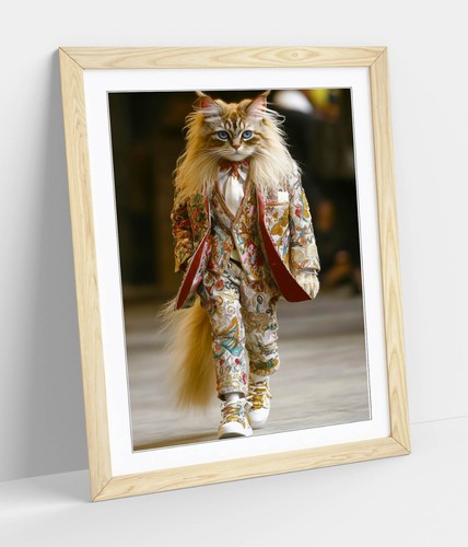 Glamorous cat fancy - cat, in
