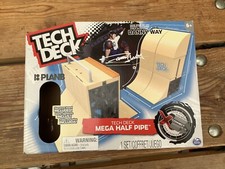 TECH DECK PLAN B MEGA HALF PIPE INCLUDES SIGNATURE BOARD DANNY WAY SKATER BOXED