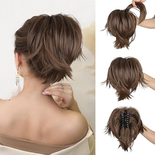 Short claw ponytail piece - claw, clip