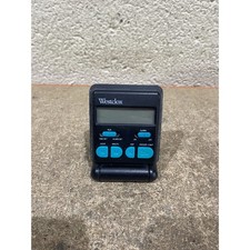 Westclox Digital Travel Alarm Clock Battery Operated Snooze Function Foldable