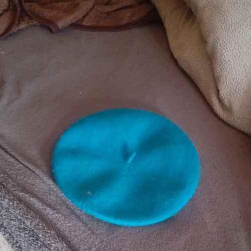 Blue beret - blue,