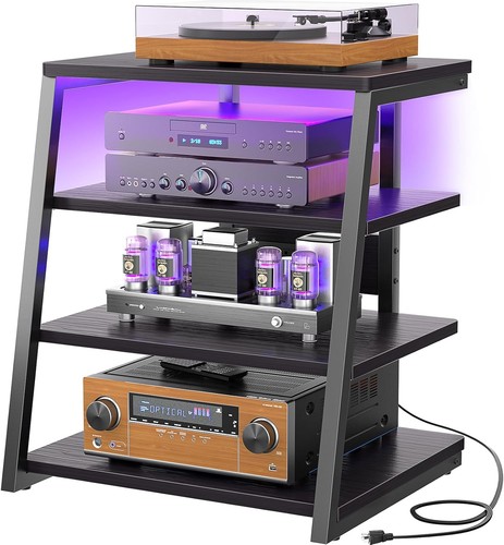 Tier media stand with - stand,