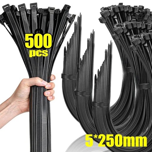 100 500pcs nylon cable ties - 100/500pcs,