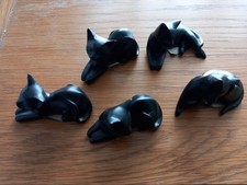 Elgate Black Cat Figurines Ornament  X5