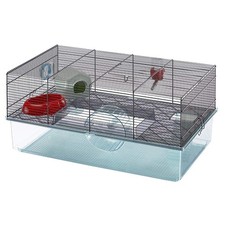 Large Hamster Cage with Water Bottle, Exercise Wheel, Food Dish & Hide-Out