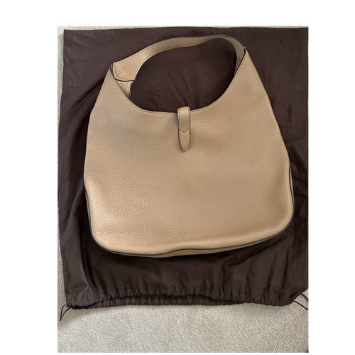 Gucci beige pebbled leather - gucci,