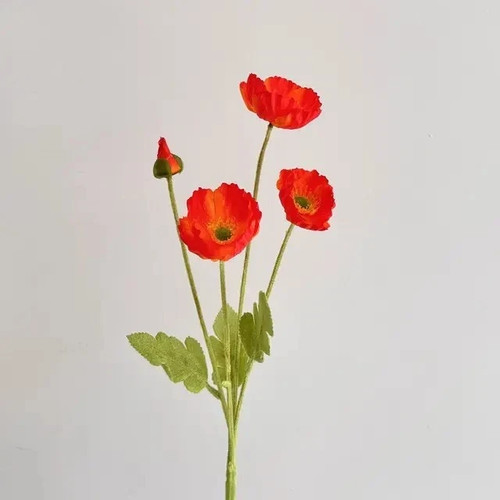 Heads artificial poppy - 4,