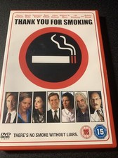 Thank You for Smoking DVD (2007) Aaron Eckhart, Maria Bello, Sam Elliot