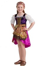 Dress Up America Gypsy Costume for Girls - Fortune Teller Costume Set for Kids