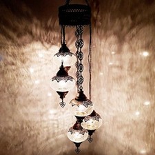 Turkish Moroccan Ottoman Glass Table Floor Chandelier Wall Lamp Light Sconce