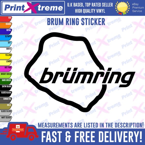 Brum ring decal sticker - ring,