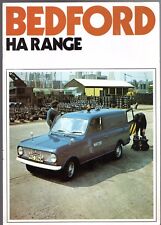 Bedford HA Van 1974-1975 UK Market Brochure 6cwt 8cwt Double Plus Vauxhall Viva