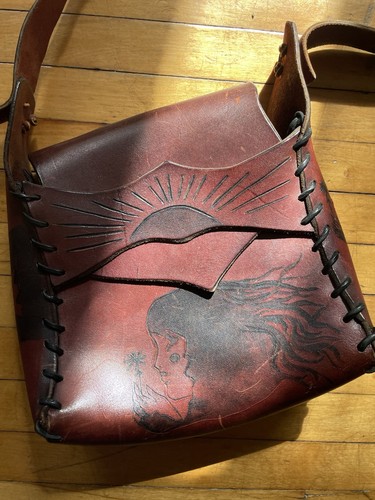 Vintage hand tooled hippie - hand,