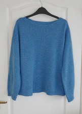 Toast Heathery Wool Jumper Sweater Size Small / Medium Blue Knit Pullover