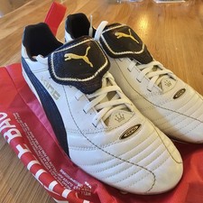 Puma King White Gold Football
