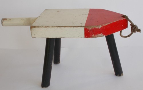 Vtg childs wooden lobster buoy - childs,