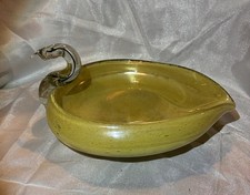 Glass Swan Bowl Murano Art