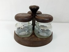 Vintage CG wooden look plastic