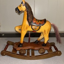 Vintage Hand-Carved Wooden