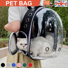 ASTRONAUT WINDOW DOG CAT CARRIER BREATHABLE TRANSPARENT BACKPACK PET TRAVEL BAG
