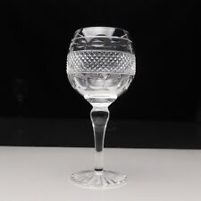 Cumbria Crystal Grasmere Cut Large Wine Glass 7 1/4" 18.4 cm Tall