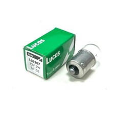 Lucas LLB207 Clear Bayonet Fit 12V Side Light Bulb, 5W R5W BA15S Pack of 10