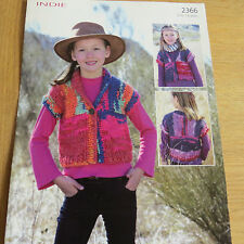 Sirdar Indie Pattern No. 2366 - Girls Waistcoat