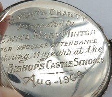 Superbly Engraved 1909 Ladies