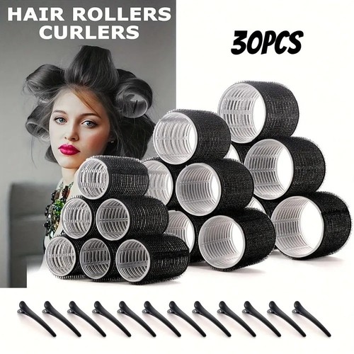 Jumbo hair curlers 56in set - hair, 2.56in