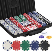 500 Pcs Poker Chips Set with