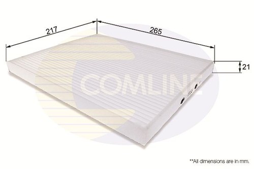 Comline cabin air filter - air,