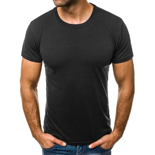 Men plain shirt 100 - t-shirt, 100%