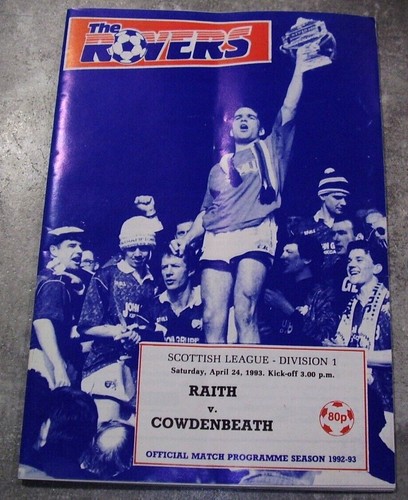 Raith rovers programmes - raith,