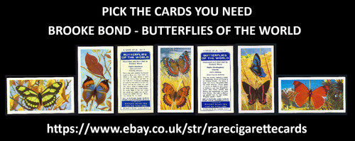 Brooke bond butterflies of - brooke,