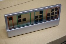 Digital TIX LCD Desk Clock 12/24hr See through display! Count the cubes!