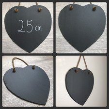 large 25cm handmade slate