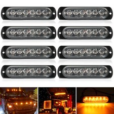 8PCS LED Amber Strobe Recovery