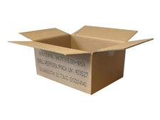 Printed Double Wall Cardboard Boxes 380x280x165mm Strong Postal Shipping Cartons