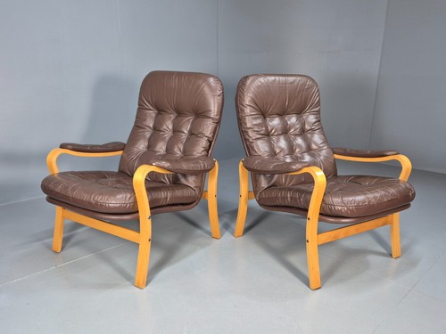 Vintage danish lounge chairs - vintage,