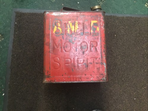 Vintage shell petrol can - vintage,