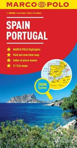Spain portugal map marco - spain,