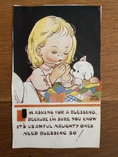 Vintage Postcard UK ?? I’m Asking For A Blessing by Mabel Lucie Attwel 1958