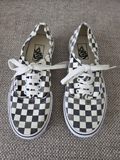 Vans Cream And Black Wash Wear