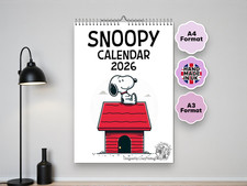 Snoopy Calendar 2026-Wall