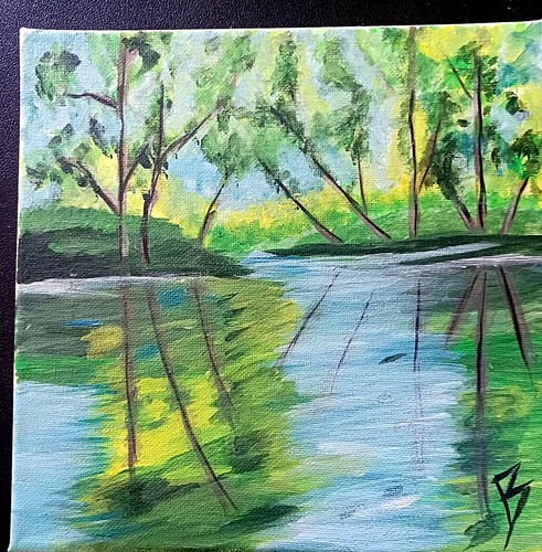 Original acrylic painting - original,